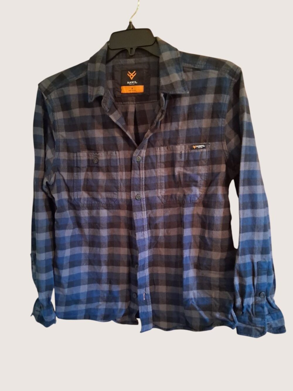 Men's Hawx Plaid Shirt Size M